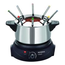 Panela Fondue Elétrico Mondial Fd-02 Le Gourmet 2 Inox 220V