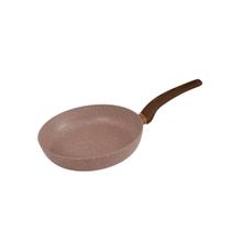 Panela Frigideira 20cm Marrom De Indução E Fogão A Gás Antiaderente Pó de Mármore Reforçada Premium Panela Frigideira 20cm Marrom De Indução E Fogão A Gás Antiaderente Pó de Mármore Reforçada Premium