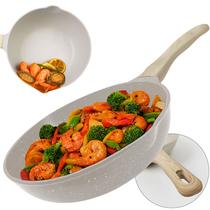 Panela Frigideira Cerâmica Antiaderente Fogão Cooktop Indução E Gás Linha Premium Panela Frigideira Cerâmica Antiaderente Fogão Cooktop Indução E Gás Linha Premium