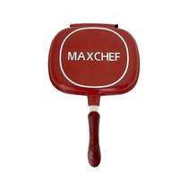 Panela frigideira dupla multiuso maxchef ihc-0016024 antiaderente vermelha 29cm