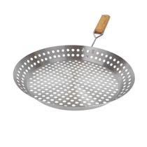 Panela Frigideira Grelhar Em Churrasqueira 30cm inox