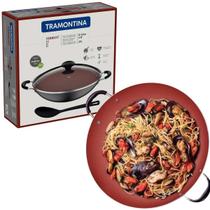 Panela Frigideira Tramotina Vermont Wok 32cm Alumínio Com Colher