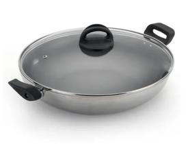 Panela Frigideira Wok 28cm Antiaderente 3,3l Teflon C/ Tampa