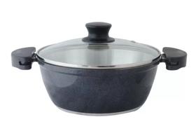Panela Gulê Grafite Tampa de Vidro 16 Panela Gulê Grafite Tampa de Vidro 16