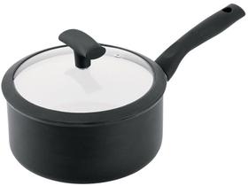Panela Hercules Redonda Antiaderente Ceramica Indução Preta 20x9cm 2,5L
