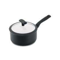 Panela Hercules Redonda Antiaderente Ceramica Indução Preta 20x9cm 2,5L