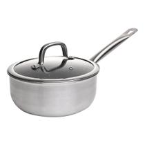Panela Indução com Tampa Vidro Antiaderente 20cm Prime Cook Cinza Wolff Panela Indução com Tampa Vidro Antiaderente 20cm Prime Cook Cinza Wolff