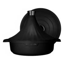 Panela Marroquina Tagine Ind Cerâmico Antiaderente - Preto