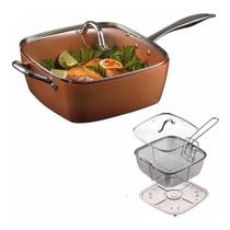 Panela Maxchef Caçarola Antiaderente 24 Cm Laranja Panela Maxchef Caçarola Antiaderente 24 Cm Laranja