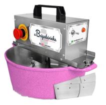 Panela mexedora automatica abrigadeirinha 28cm platinum 5,6litros rosa