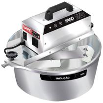 Panela Mexedora de Doces Automático de Indução Elétrica 10 Litros SARO PA10PI Inox Bivolt