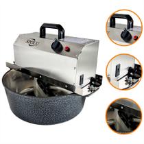 Panela Mexedora Doces Elétrica Brigadeirinha Mexer Brigadeiro Misturela Misturador Mexedor Masseira 5 Litros Inox Spolu