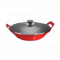 Panela Mineira Risoto Vermelha de Ferro Fundido TV 36cm 5L Panela Mineira Risoto Vermelha de Ferro Fundido TV 36cm 5L
