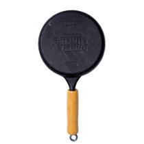 Panela Mineira Tapioqueira Cabo Madeira 19 cm Chapa Lisa Redonda Alta Qualidade Panela Mineira Tapioqueira Cabo Madeira 19 cm Chapa Lisa Redonda Alta Qualidade