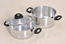 Panela multi uso 5 em 1 c/ tampa vidro