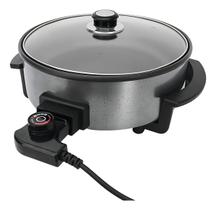 Panela Multifuncional Elétrica Redonda 30cm Grill Antiaderente Portátil Mangiare Agratto Aper01i Panela Multifuncional Elétrica Redonda 30cm Grill Antiaderente Portátil Mangiare Agratto Aper01i
