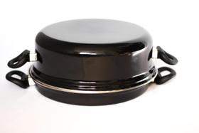 Panela Multigrill Churrasqueira de fogão 30cm Preto 4 peças Panela Multigrill Churrasqueira de fogão 30cm Preto 4 peças