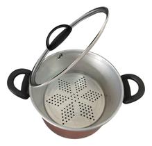 Panela Multiuso 2 Em 1 Com Cuscuzeira A Vapor E Legumeira Panela Multiuso 2 Em 1 Com Cuscuzeira A Vapor E Legumeira