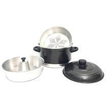 Panela multiuso 3 em 1 de Alumínio Craqueado - aluminio AMJ