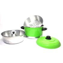 Panela multiuso 3 em 1 de Alumínio Verde