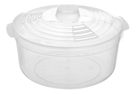 Panela Multiuso C/ Tampa Para Fazer Arroz no Microondas 2,5L Panela Multiuso C/ Tampa Para Fazer Arroz no Microondas 2,5L