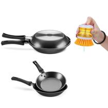 Panela Omeleteira Antiaderente 0,8 Litros N18 Grafite + Brinde