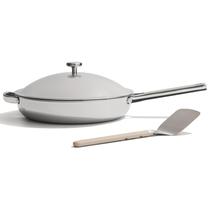 Panela Our Place Titanium Always Pan Pro 31,75 cm antiaderente Panela Our Place Titanium Always Pan Pro 31,75 cm antiaderente