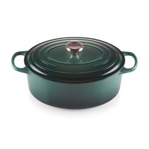 Panela Oval Signature 31 cm Verde Artichaut Le Creuset