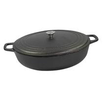 Panela Paella 36 cm Com Tampa de Ferro Fundido Panela Paella 36 cm Com Tampa de Ferro Fundido