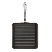 Panela para grelhar totalmente revestida HA1 antiaderente anodizada rígida segura para forno 175 C Panela para grelhar totalmente revestida HA1 antiaderente anodizada rígida segura para forno 175 C