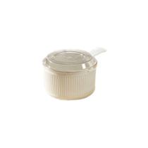 Panela para micro-ondas Nordic Ware 1L com tampa branca Panela para micro-ondas Nordic Ware 1L com tampa branca