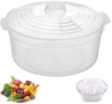 Panela Para Microondas Plástico 2,5L Arroz Legumes Cozinha - Santana Panela Para Microondas Plástico 2,5L Arroz Legumes Cozinha - Santana