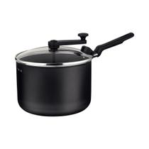Panela Pipoqueira Grafite Tramontina Antiaderente de Alumínio com Tampa de Vidro 3,5L 20cm Loreto