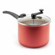 Panela Pipoqueira Grande Tampa Vidro Antiaderente Não Gruda