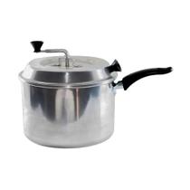 Panela Pipoqueira Pop Alumínio Polido Tampa Apoio Dedo 20cm Prata Pop Panela Pipoqueira Pop Alumínio Polido Tampa Apoio Dedo 20cm Prata Pop