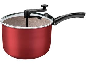 Panela Pipoqueira Tramontina Antiaderente de Alumínio 4,8L 22cm Vermelho Paris Panela Pipoqueira Tramontina Antiaderente de Alumínio 4,8L 22cm Vermelho Paris