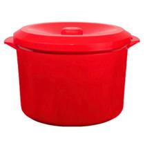 Panela Plastica Multiuso para Microondas com Tampa 4 Litros Tapoer Vasilha Caçarola Para Microondas 4000ml Merconplas