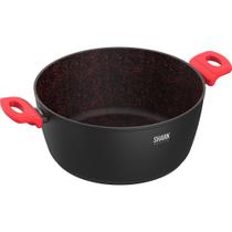 Panela Polishop iChef Home Family Size Shark Series Vermelha 28cm Panela Polishop iChef Home Family Size Shark Series Vermelha 28cm