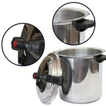 Panela Pressão 24 Litros Alça Anti Térmica Cozinhar Durável - Aluminio Nacional