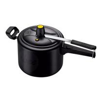 Panela pressao abc aluminio 4,5l preta antiaderente cabo baquelite cod 1623