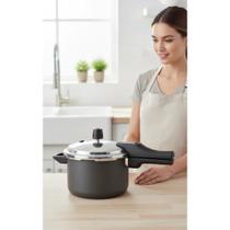 Panela Pressão Antiaderente 4.5L INDUÇÃO Preta