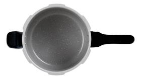 Panela Pressao Ceramic.l Pressure Indução 5,4l Preta Brinox Cor Preto