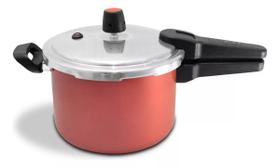Panela Pressão Com Fechamento Externo Antiaderente Cereja 3L