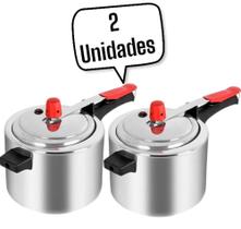 Panela Pressão Eirilar 4,5 Litros Polida (2 Unidades) Panela Pressão Eirilar 4,5 Litros Polida (2 Unidades)