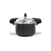 Panela Pressão Indução 5,4 L Cerâmico Antiaderente Brinox Preta 4953/100