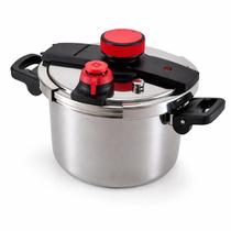 Panela Pressão Inox 4,5l Fundo Triplo Indução Turbo Cozinha