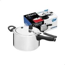 Panela Pressao Nigro Expressa 4,5L Polida Fechamento Interno
