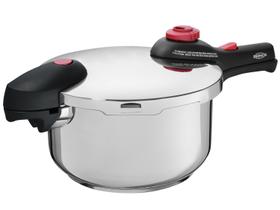 Panela Pressão Supra Inox 4, 5L 22x19cm Fundo Triplo Indução Brinox