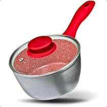 Panela Revestimento Redstone Tampa De Vidro 16cm 1,4L Philco