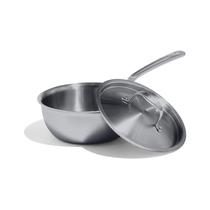 Panela Saucier Made In 2 Quartos Aço Inoxidável 5-Ply para Indução